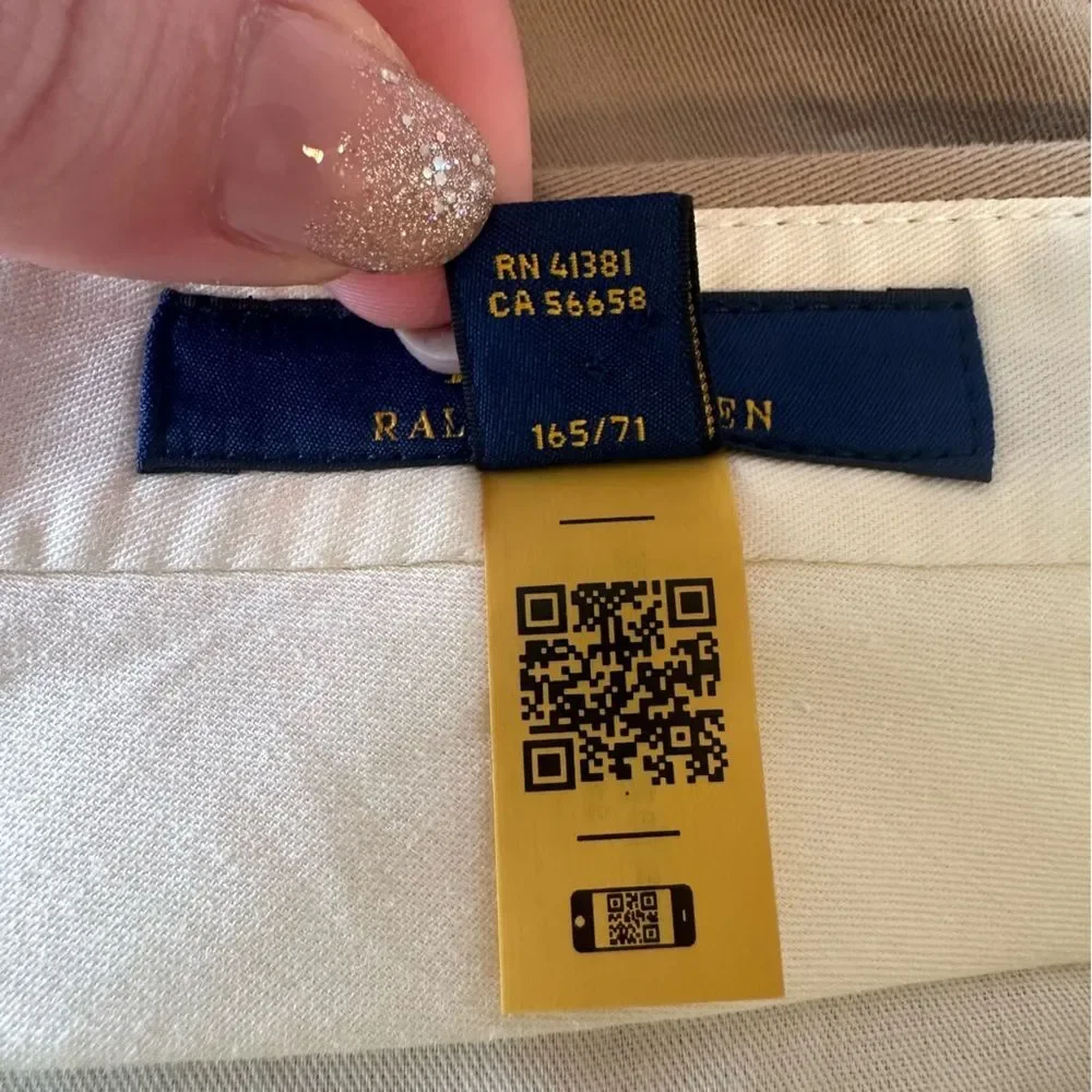 Polo Ralph Lauren Khaki Pants Boys 18 Tall 30 x 34 Tan Uniform Long Chino
